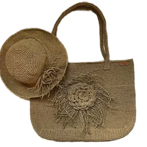 Blossom Set - Handmade Tote Bag Design with Matching Hat