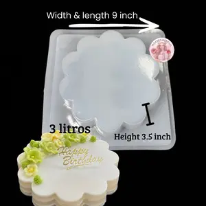 Molde de flor para gelatinas/ Plastic Gelatin Flower Mold for Creative Dessert Making
