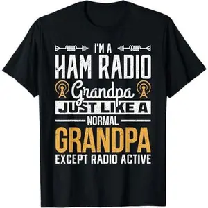 Im a HAM Radio Grandpa Radio Active Ham Radio T-Shirt