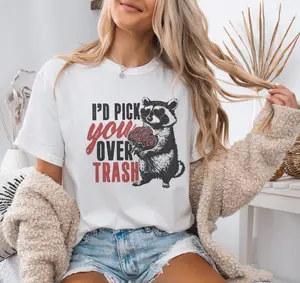 Funny Valentine's Day Raccoon Graphic Tee, Balentine Gift, Snarky Raccoon Tshirt, Humorous Valentines Day