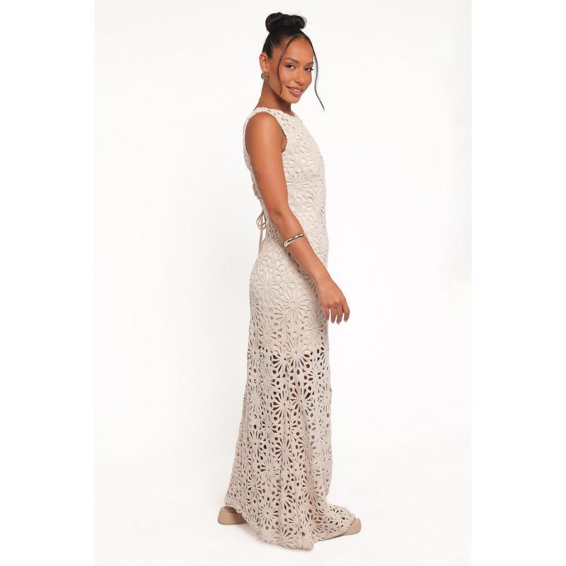 Carlene Maxi Dress - Natural