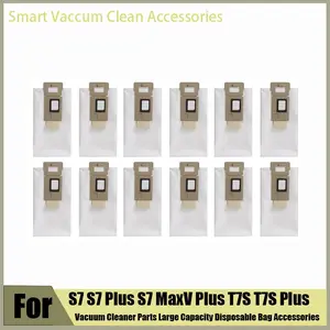 Dust Bag For Roborock S7 S7 Plus S7 MaxV Plus T7S T7S Plus Robot Vacuum Cleaner Parts Large Capacity Disposable Bag Accessories