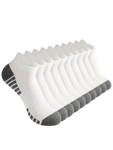 Mesh Striped Ankle Socks, Fashion Casual Footwear, Comfortable All-Season Wear, Perfect for Daily Use, Trendy Stylish Accessory