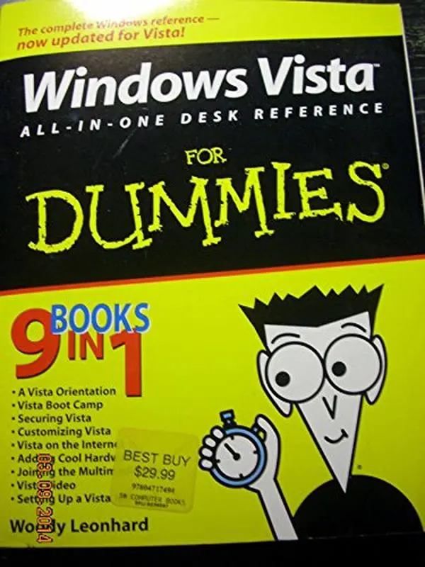 USED-Windows Vista All-in-One Desk Reference For Dummies by Woody Leonhard (Paperback)