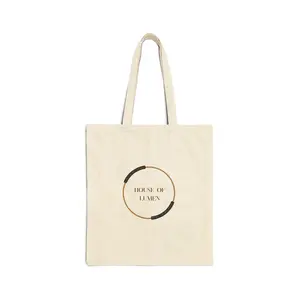 House of Lamen logo Tote Bag | Canvas monogram HL tote