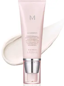 MISSHA M BB Boomer Primer for Face Creamy-Soft Illuminating Makeup Primer for Dewy Finish Hydrating Radiant Cream Moisturizing Makeup Base Glass Skin 1.35 Fl oz 40ml