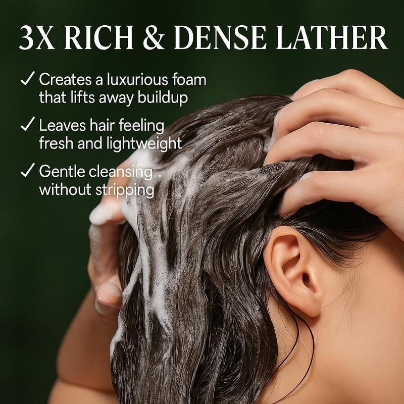 ODDORJOY Anti Hair Loss Shampoo Bar – with Usman Grass, Arborvitae Leaves, Polygonum&Ginseng, Strengthens Roots, Reduces Hair Fall, for Thinning Hair, Sulfate-Free, Herbal Hair Growth Soap 80g Haircare Cleansing Conditioner Biotin Hair Conditioner Bar