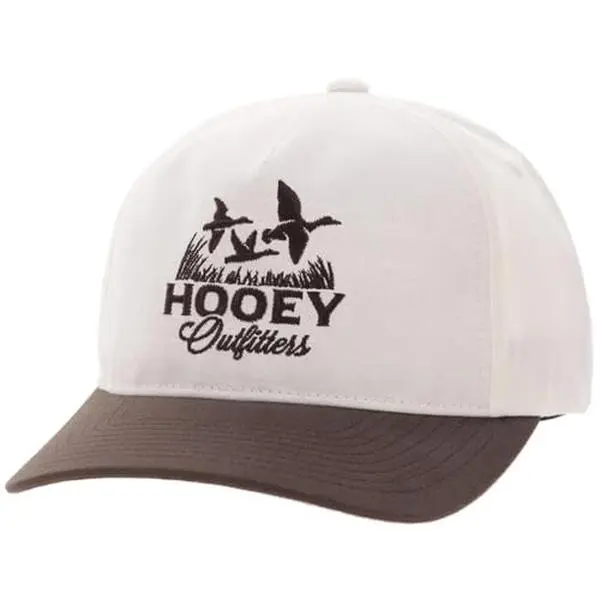 Hooey Decoy Cream & Brown Trucker Hat