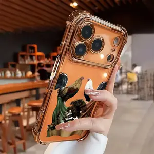 This New Transparent Featuring a Rooster And Badge Design Phone cases Case Compatible with iPhone 17 Air 16 15 14 13 12 11 Pro Max Plus xs max Featuring Strengthened Four Corners Soft Back for Drop Protection 2D printing