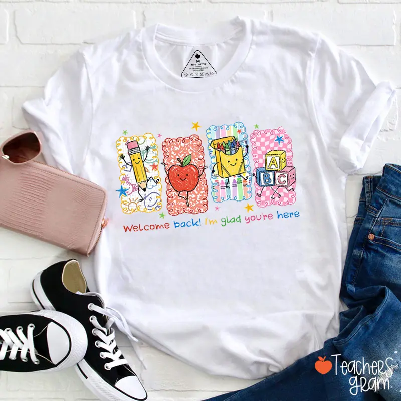 School Supplies Welcome Back Teacher T-Shirt
