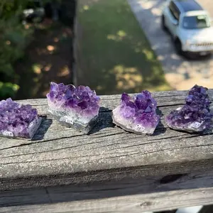 Natural Amethyst Cluster from Uruguay Healing Crystal