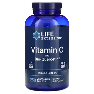 Life Extension Vitamin C and Bio-Quercetin, 250 Vegetarian Tablets