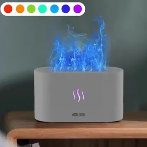 USB Powered Humidifier, Colorful Atmosphere Night Light Humidifier, Nano Mist Aroma Diffuser, Suitable for Multiple Room Types