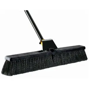 212 MAIN Super Soft Steel Push Broom - 24 in., Steel Handle, for Home Care Cleaning