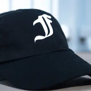 "Fearless" Old English - Black - Baseball Cap