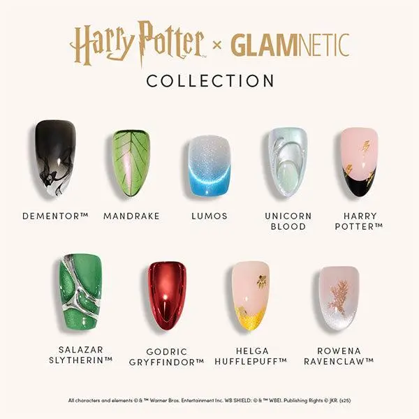 Glamnetic x Harry Potter™ Back to Hogwarts Press-On Nail Collection Glamnetic x Harry Potter™ Back to Hogwarts Press-On Nail Collection