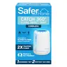 Safer Home Catch 360° Cordless Flying Insect Trap, 1 Device + 2 Glue Cards, UV LED Light, Chemical-Free, 10 Day Rechargeable Battery, Effective Fruit Fly Traps for Indoors, Gnat Traps for House Indoor,