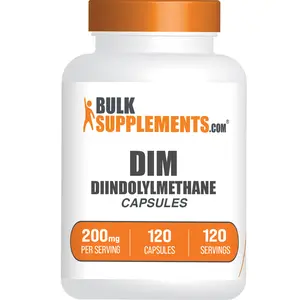 BulkSupplements - DIM Diindolylmethane Capsules - Heart Health - Bone Health - 120 Capsules - 200mg per Serving