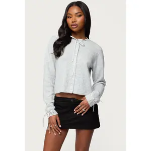 Vickie Ribbon Knit Cardigan