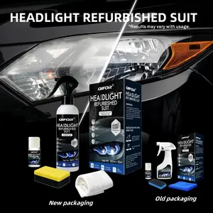 QIFOR Automotive Headlamp Restoration Fluid, oxidized and yellowed automotive headlamps, blurring enhanced crystalline coating refurbisher