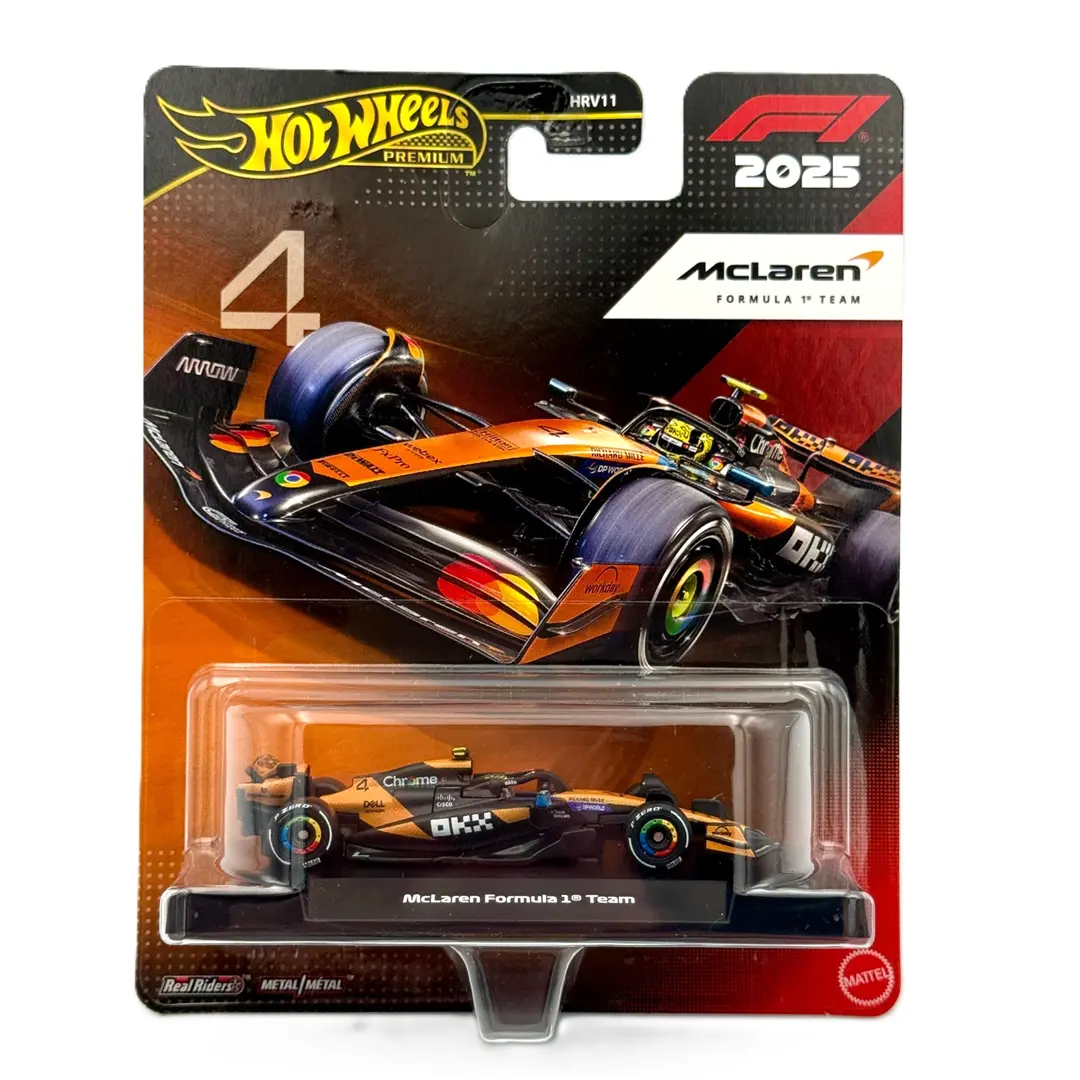 Hot Wheels Premium Formula 1 2025 #4 McLaren Lando Norris Champion