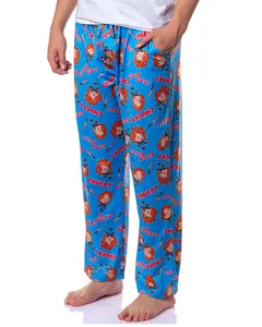 Chucky Men's Movie Good Guys Tossed Icon Sleep Lounge Pajama Pants