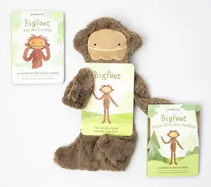 Slumberkins Bigfoot for Self-Confidence Snuggler Set