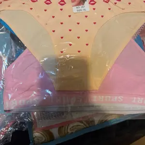Panties XL Size 267 Hearts Pattern Comfortable and Durable Underwear for Daily Wear
