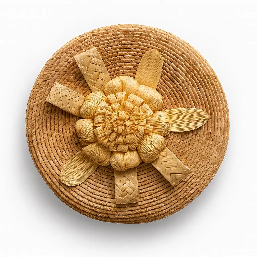 DREAMCO SUPPLIES Mexican Tortilla Warmer Basket, 8.6 Inch Handwoven with Lid, Natural Palm