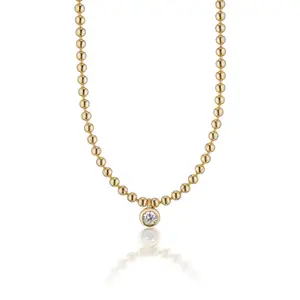 Juliette Gold Ball Necklace