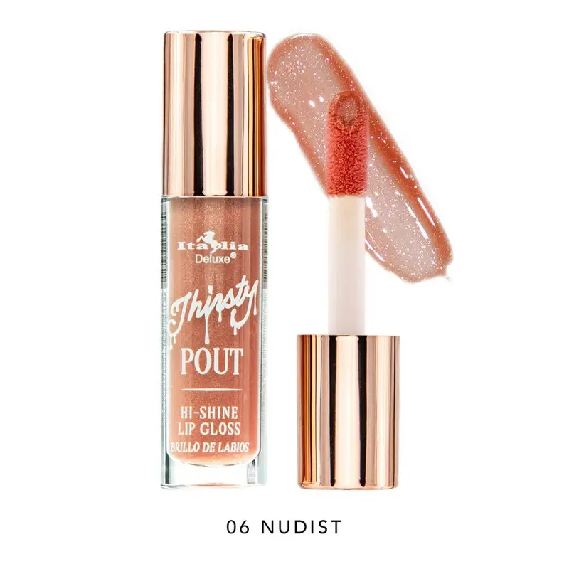 Italia Deluxe Thirsty Pout Hi-Shine Lip Gloss 12 Shades