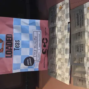 USA 12 pack Loaded Tea Bundle | Mixed Flavors | Hydration Caffeinated Flavored Beverage Mix Packets | One the go | FREE water bottle for the 1st 1000 people