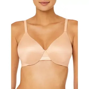 Bali Women's One Smooth U Smoothing & Concealing T-Shirt Bra - 3W11 34C Soft Taupe
