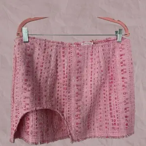 Haya Pink Wool Tweed Skirt