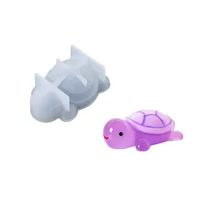 Turtle Shaped DIY Resin Mold, 1 Count Mini Desktop Resin Decoration Mold, DIY Candle Making Mold for Home Decor, Handmade Crafts, Molding