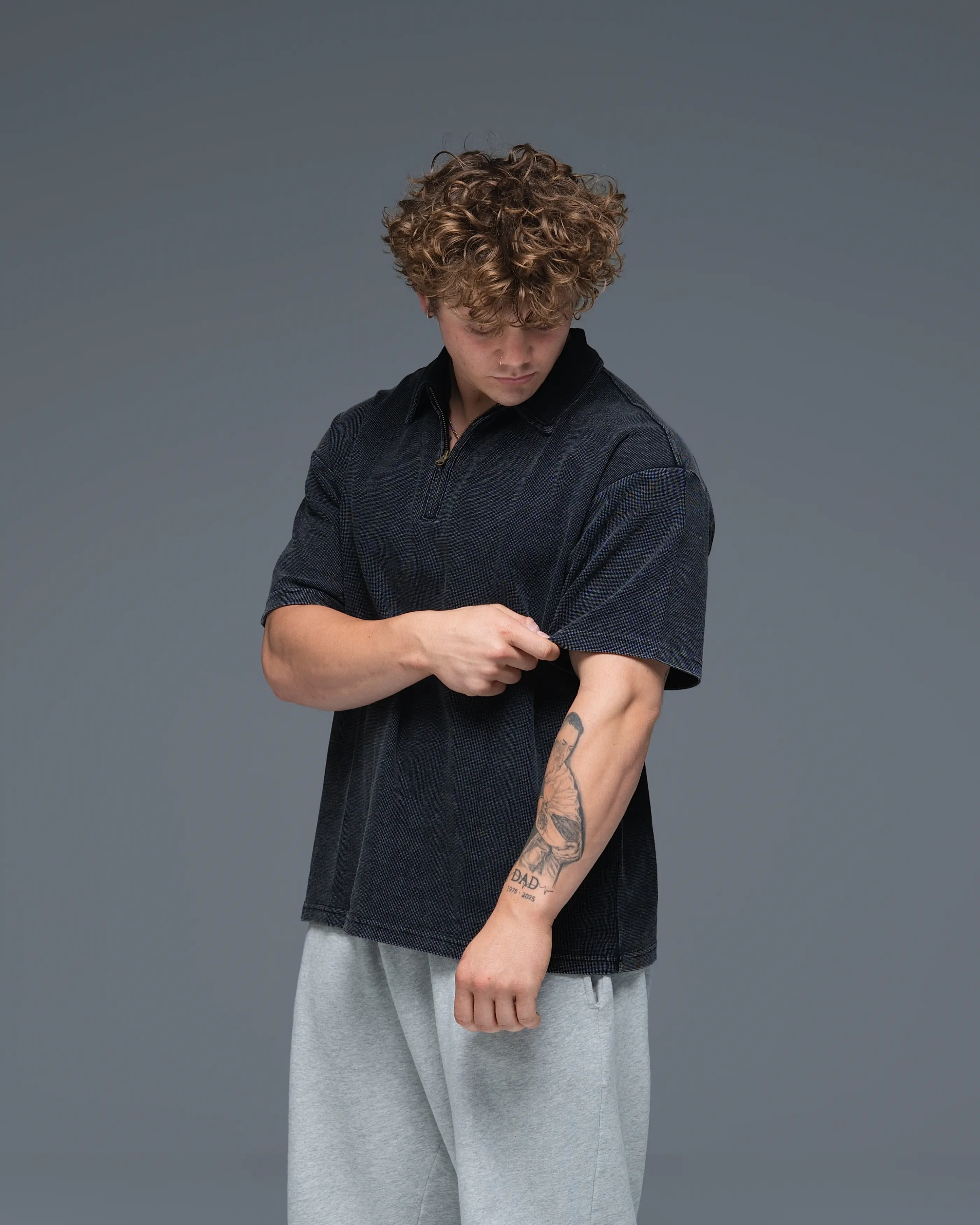 Waffle Project: Short Sleeve Polo Shirt