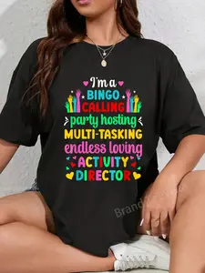 100% Cotton I'm Activity Director Activity Coordinator T-Shirt