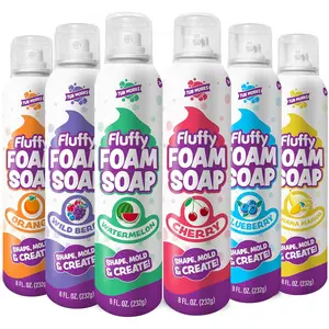 Tub Works Fluffy Foam Soap for Kids, 6-Pack | Soft & Gentle Bath Soap in Fun Fruity Colors | Creative Tub Works Fluffy Foam Soap for Kids, 6-Pack | Soft & Gentle Bath Soap in Fun Fruity Colors | Creative