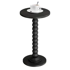 Round Side Table - Solid Wood Leg Small Drink Table for Living Room Bedroom Office Round Side Table - Solid Wood Leg Small Drink Table for Living Room Bedroom Office