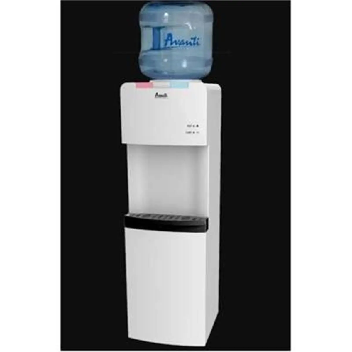 212 MAIN Avanti WDHC77i0W White Durable Water Cooler Dispenser - Hot/Cold Disp., Large Access Dispenser Area, Removable Drip Tray, Back Power Switch, Child-Safe Faucet, for Home/Office, Water Dispenser