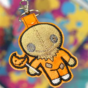 Sam Chibi Inspired Embroidered Key Fob