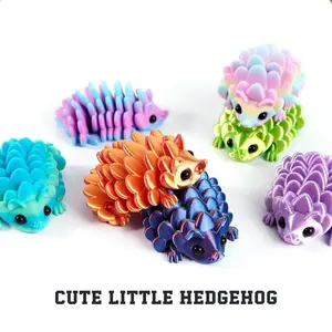 24PCS-3D printed animal model toy set, collectible, Collectible figurines, desktop or bookshelf decoration, stress-relieving ornaments, flexible and movable joints, home and office decoration, a handmade gift for children, teenagers and adults