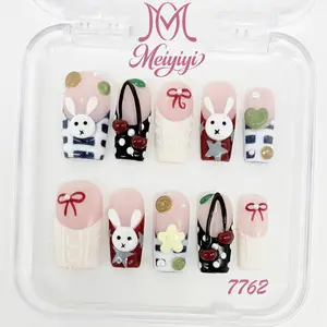 .DP.7762.Cute little rabbit wearable nails