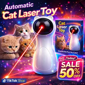 Interactive Cat Laser Toy with Red Pointer for Engaging Play Fun Cat Toy for Interactive Entertainment