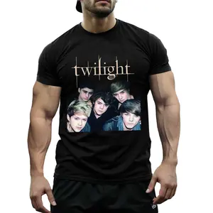 Twilight Saga Graphic T-Shirt - Vampire Movie Tee for Fans of Team Edward or Jacob - Casual Cotton Top for Everyday Nostalgia Wear