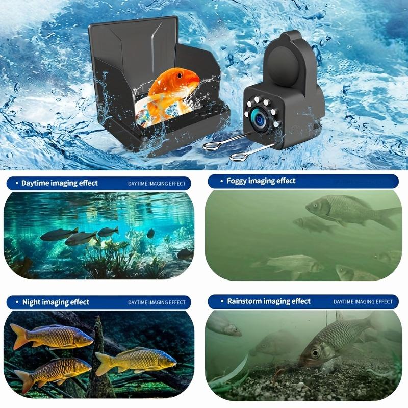 XHJ 15m Waterproof Underwater HD Camera with 4.3-inch Screen - Compact Functional Unisex Fish Finder for Aquariums, Outdoor Fishing Tackle & Equipment, Mother's Day Gifts for Anglers