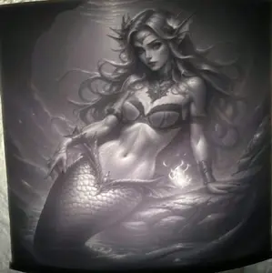 Dark Siren Night Light EcoFriendlyFinds MermaidVibes OceanGlow FantasyRoomDecor MermaidMagic NightLightAesthetic