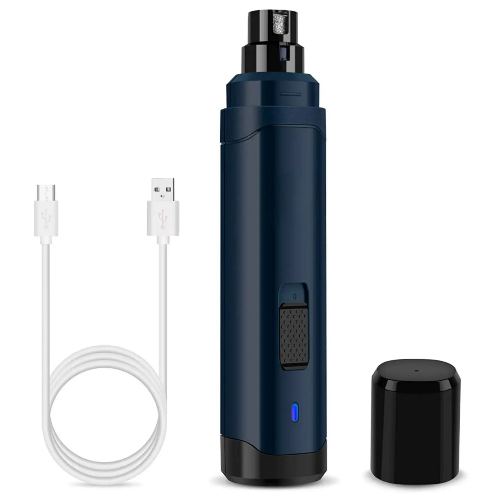 Dog Nail Grinder, 2 Speed Professional Electric Pet Nail Trimmer with Charging Cable, Pet Nail Care Tool for Small Medium Large Dogs & Cats