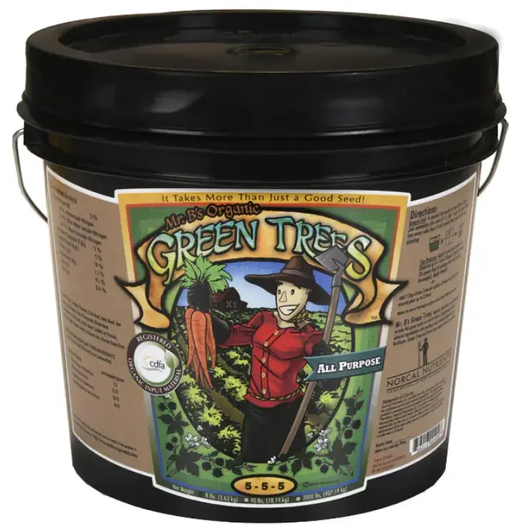 Mr. B’s Green Trees Organic All Purpose 5-5-5 Fertilizer