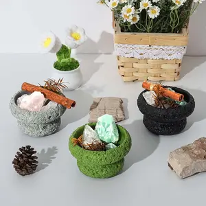 Crystal stone diffuser, flameless aromatherapy essential oil, home fragrance, long-lasting indoor aroma crystal ornament.